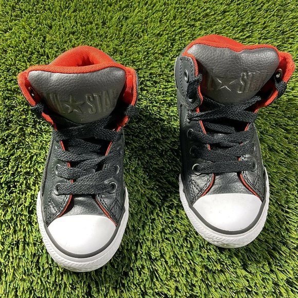 Converse Kids Sneakers - Black and Red - Picture 2 of 7